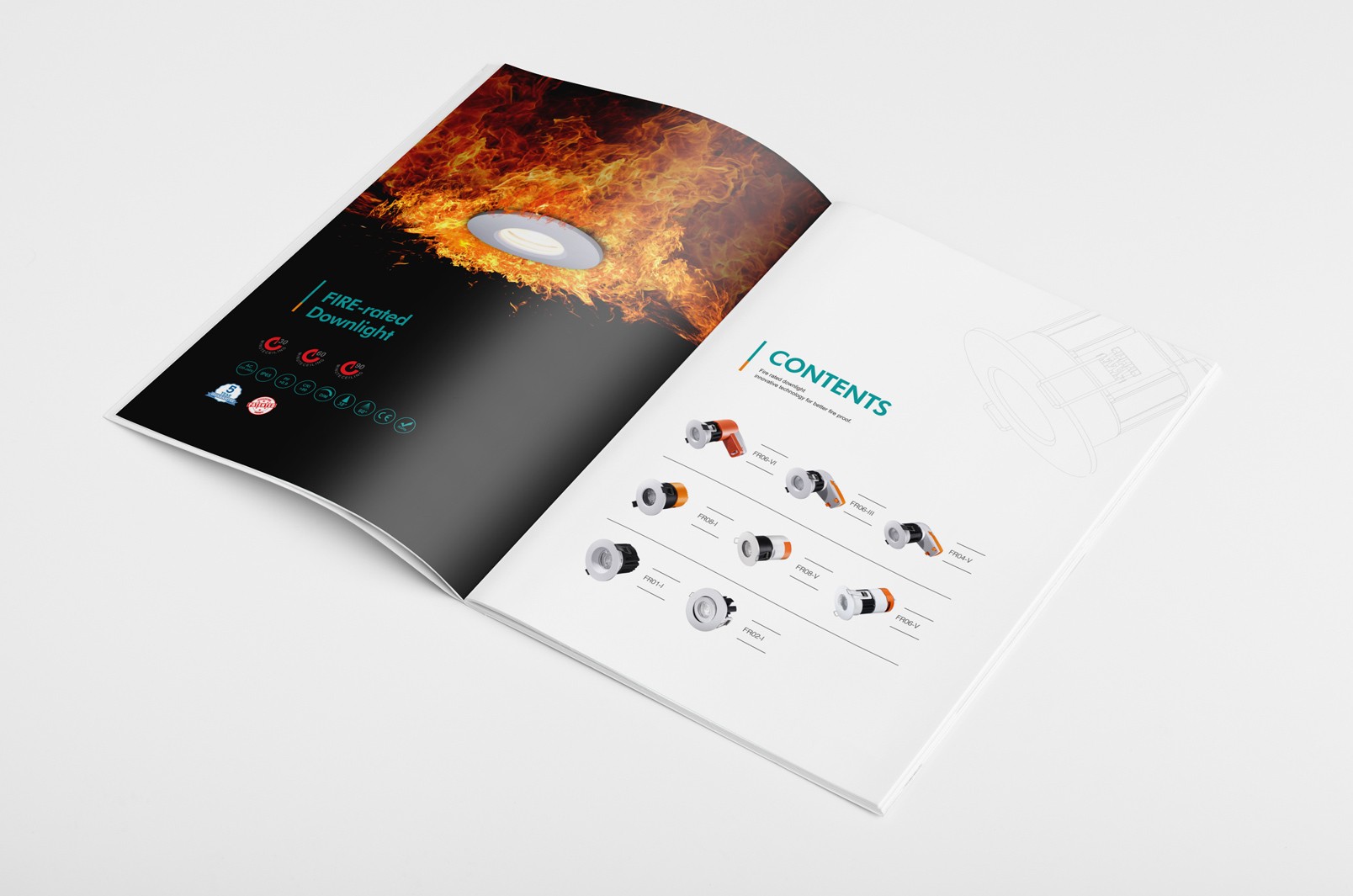 防火燈畫冊目錄設(shè)計